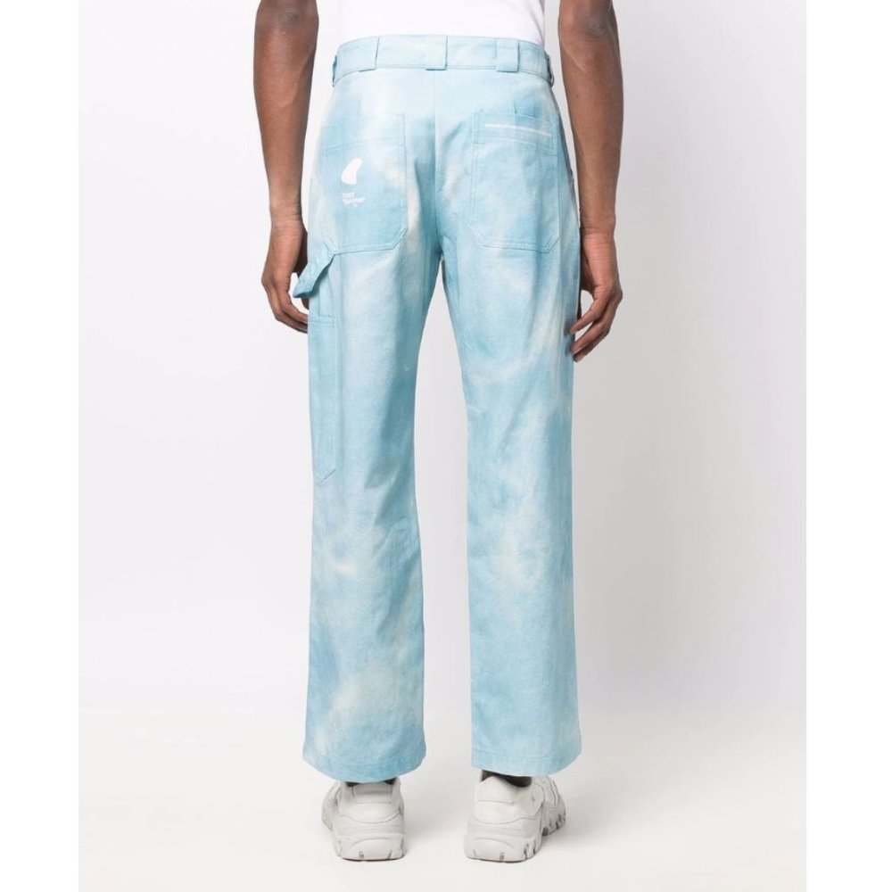 MSFTSrep acid-wash flared trousers - Picture 2 of 5